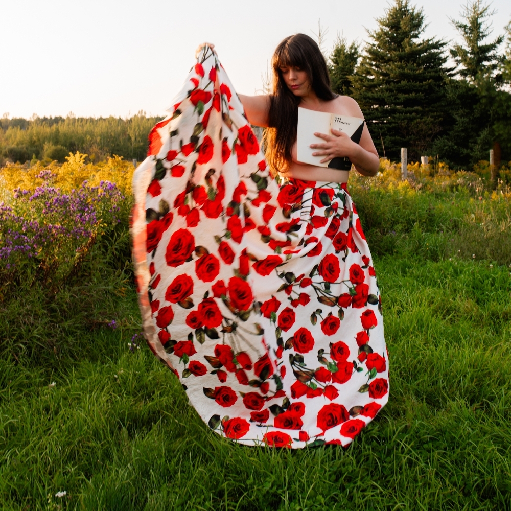 Rose MAXI Layered CINDERLLA skirt